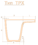Тигель TPX 1800 Lн=170в