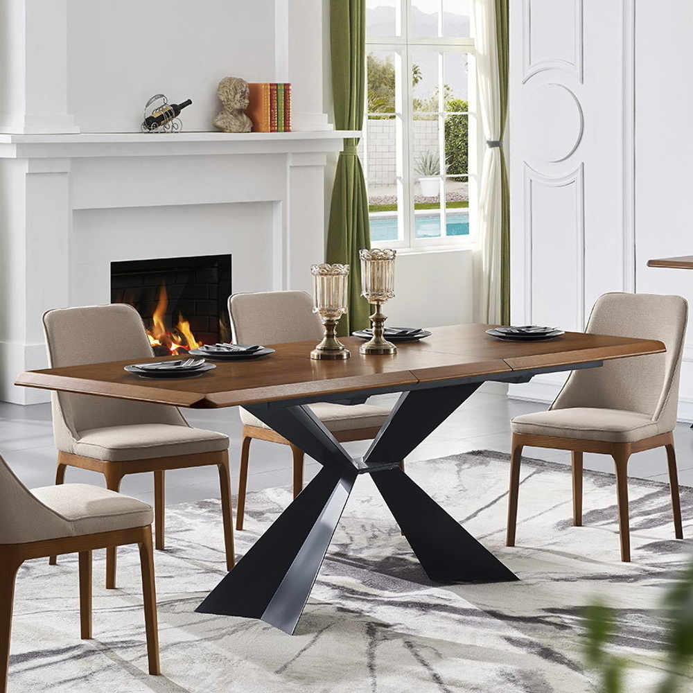 Стол Т1712A (180-220) Орех (Allure)