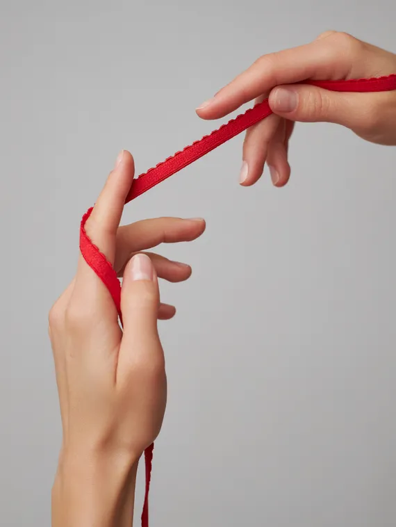 100 641/8 Резинка отделочная Lauma 8 мм, красный 100