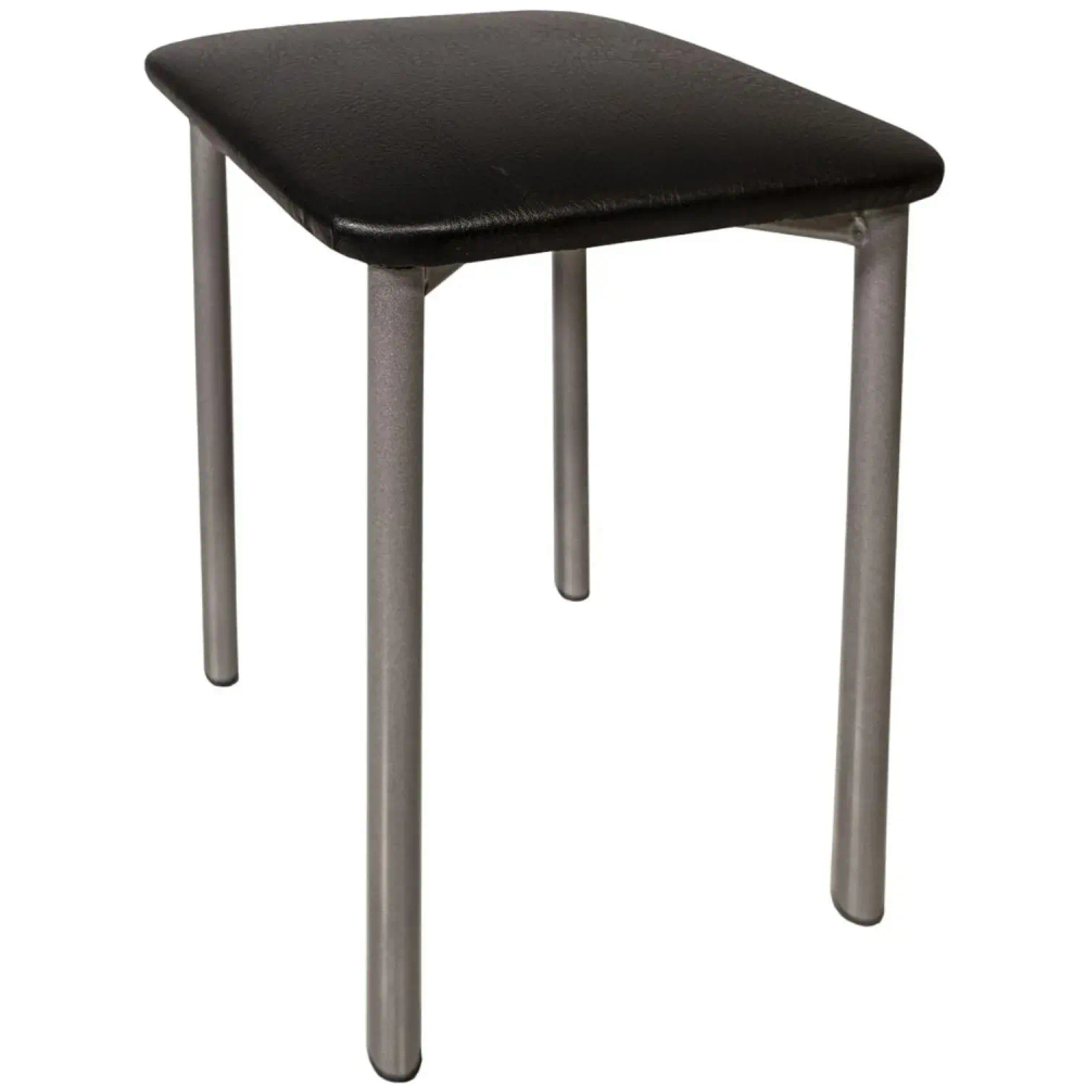 Табурет MKM_усиленный 22 черный полим/хром