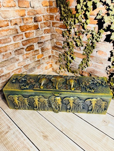 Шкатулка для часов и браслетов "Слоны" 5секций