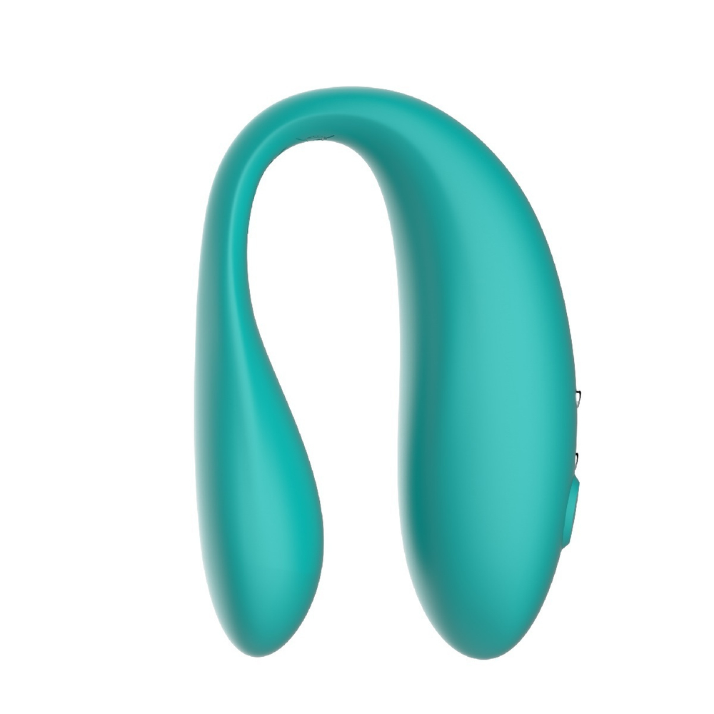 Вибромассажер для пар TWIN с управлением через приложение бирюзовый