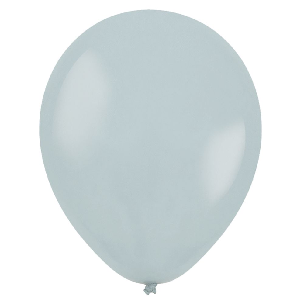 Шар (12"/30 см) Серо-голубой, Пастель / Storm 50 шт.
