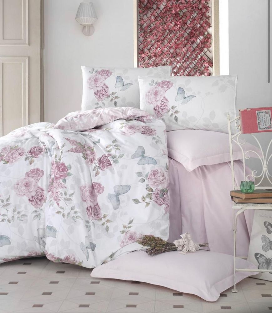 COTTON BOX Rosella  Комплект постельного белья Семейный (2 пододеяльника) Ранфорс