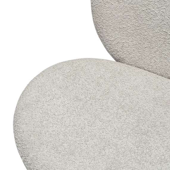 Стул Bente, светло-серое букле