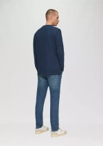 Структурированный вязаный джемпер