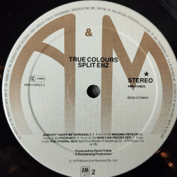 Винтажная виниловая пластинка LP Split Enz True Colours (Holland 1980) Shark Attack