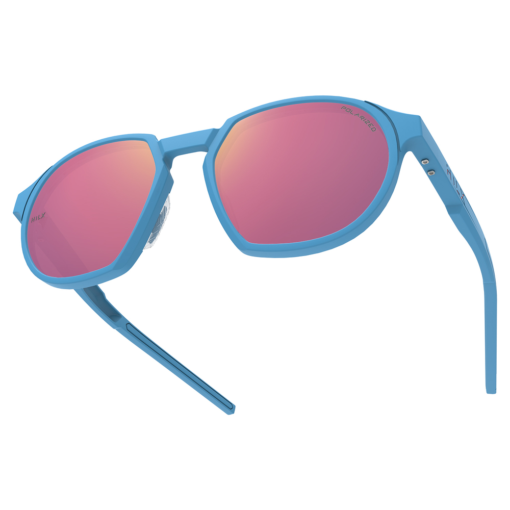 HILX Orion / Matt Solid Blue / Red Polarized Lens