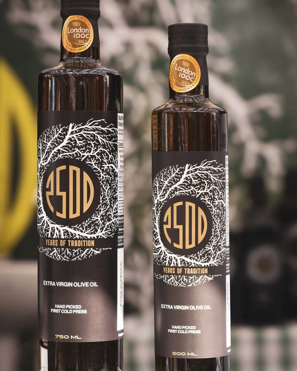 Оливковое масло OLIFO "2500 Yеars of Tradition" Extra Virgin, нерафинированное, 0,5л ж/б, Тунис