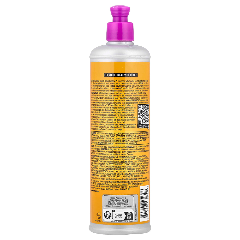 TIGI, Bed Head, Color Goddess™, шампунь с маслами, для окрашенных волос, 400 мл (13,53 жидк. унции)