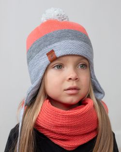 Шапка зимняя вязаная (Облепиха) КОДИ