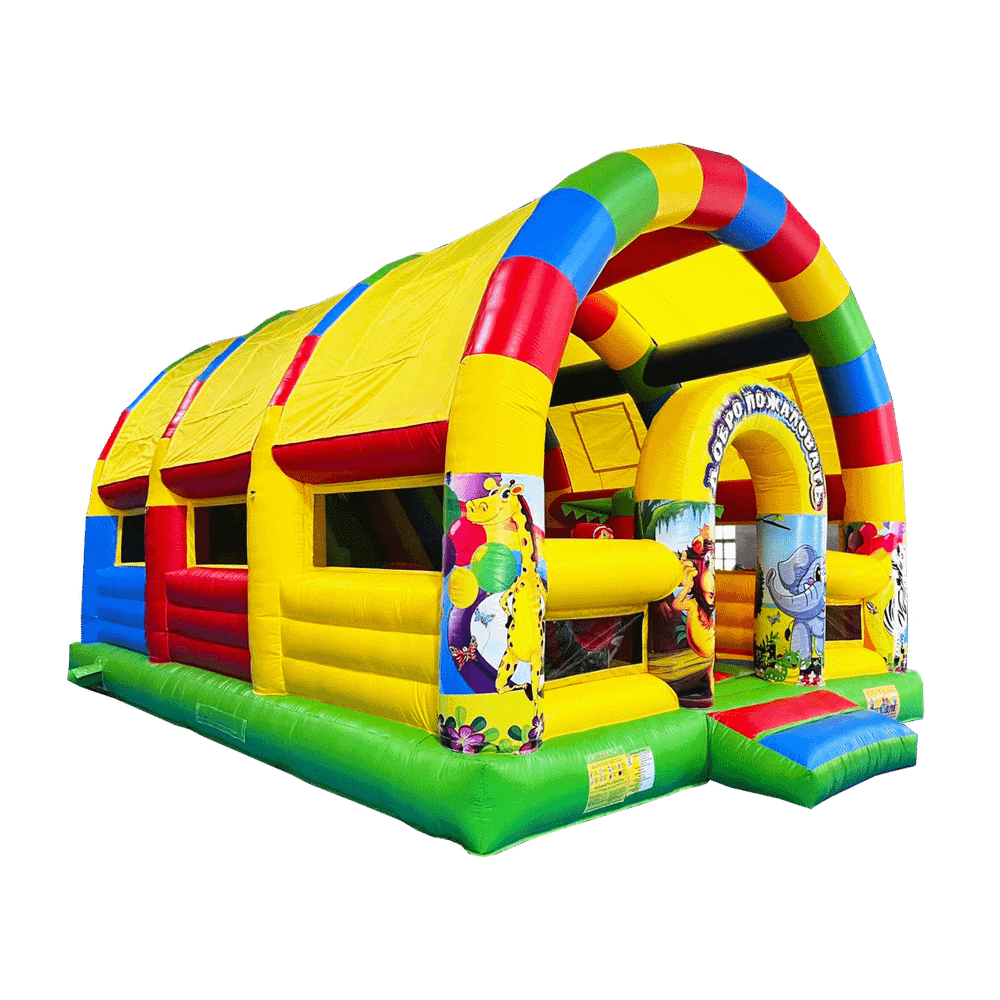 Коммерческий надувной батут «Страна Сафария» 8*6*5 м