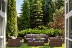 "Боно" лаунж-зона из искусственного ротанга, цвет коричневый