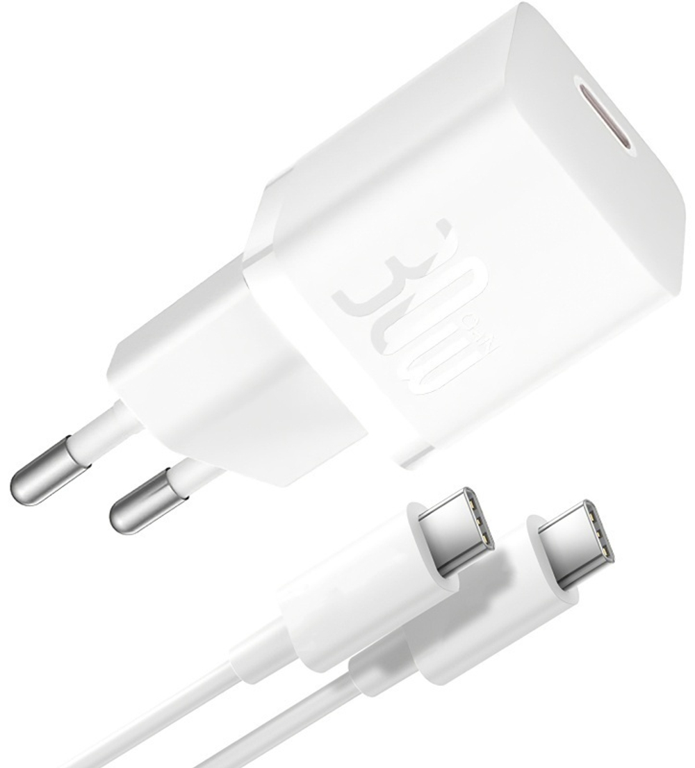 Зарядное устройство Baseus P10110902213-00 USB Type-C белый