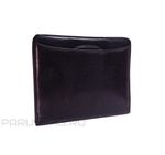 Папка деловая Спейс Carina, кожзам, выдвижная ручка, черная