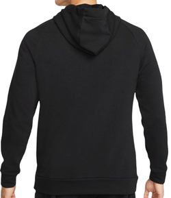 Мужская кофта теннисная Nike Dri-Fit Hoodie PO Swoosh M - black/habanero red