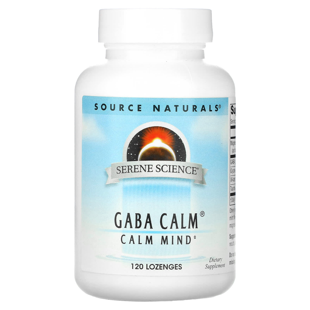 Source Naturals, Serene Science®, ГАМК Calm®, 120 пастилок