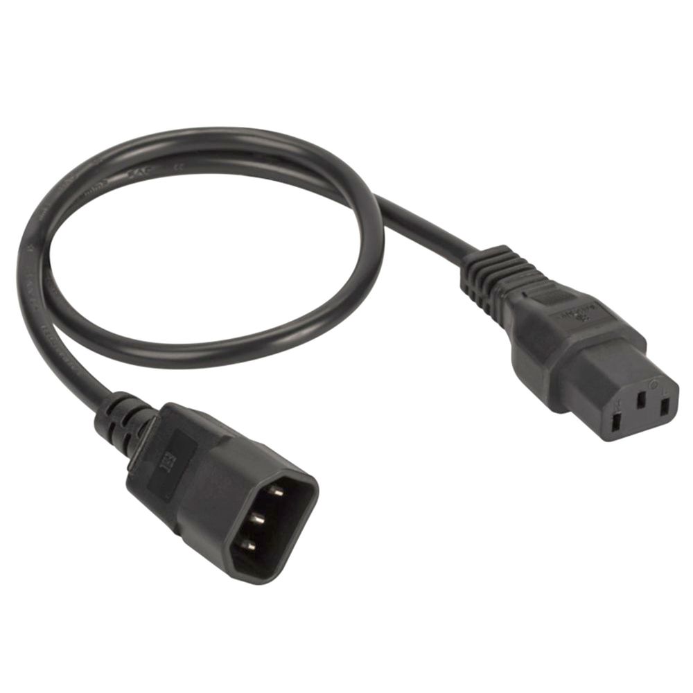 Кабель питания ДКС, IEC320 C13 - IEC320 C14, 2 м, сечение 3 х 1,5 мм