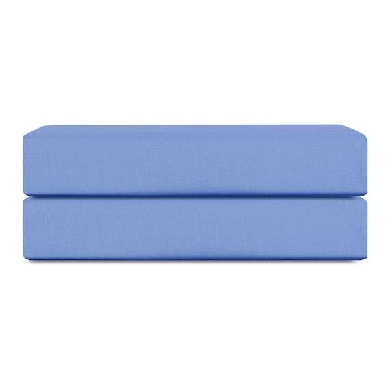 Простыня на резинке из премиального сатина сиреневого цвета из коллекции essential, 160х200х30 см