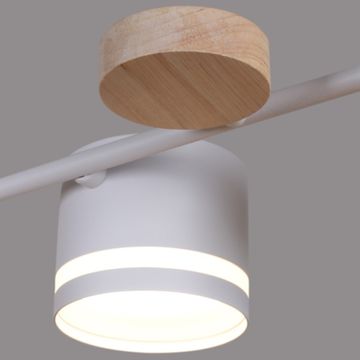 68730-0.3-10 GX53 WH+WOOD светильник потолочный