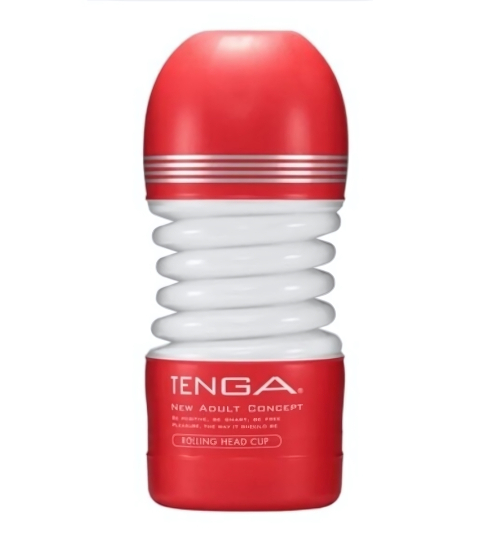 Мастурбатор Tenga Rolling Head Cup Вращающаяся Головка красный