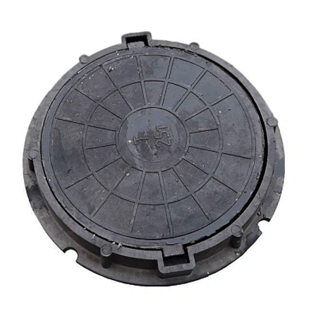 Люк полимерный 250кН (Черный)