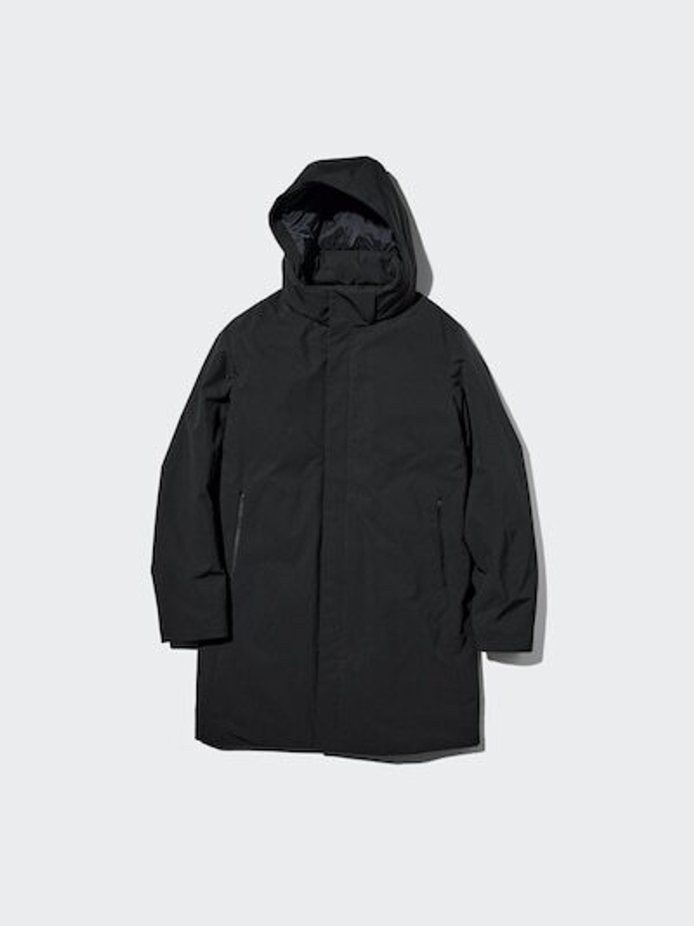 UNIQLO Гибридный переработанный пуховик, черный