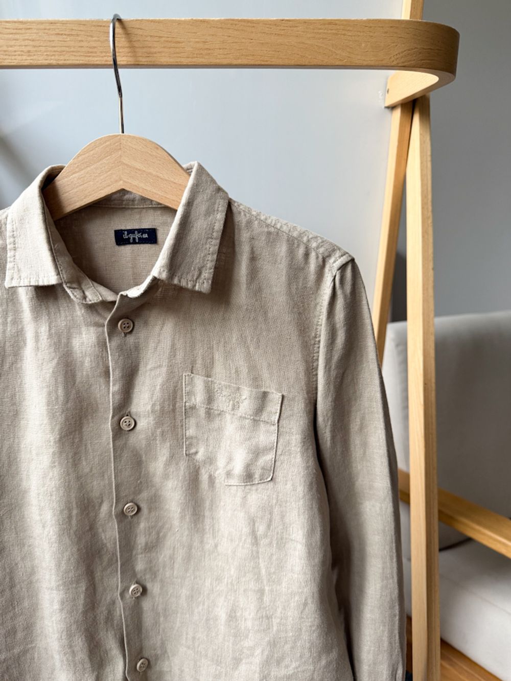 Льняная рубашка Il Gufo, 116