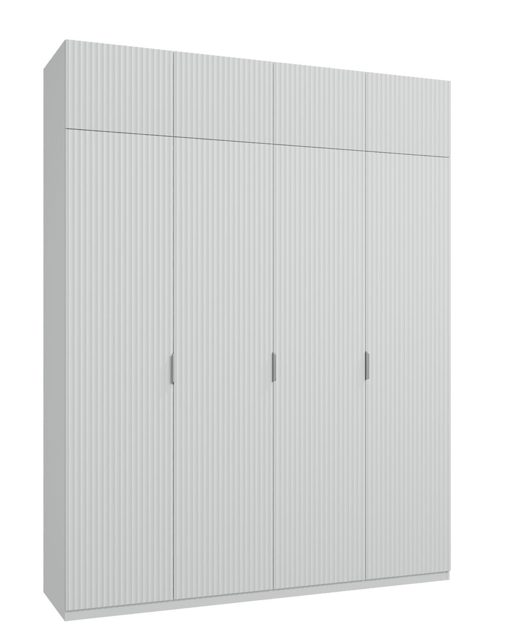 Антресоль на 4 дверный шкаф Париж, белый