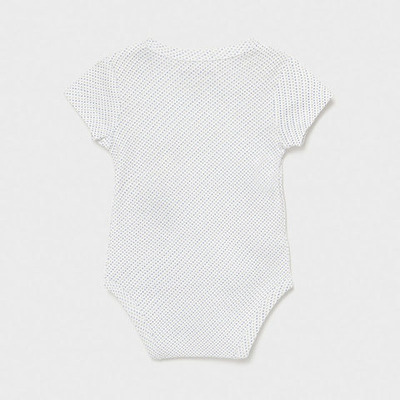 Боди в разноцветный горошек (Голубой)