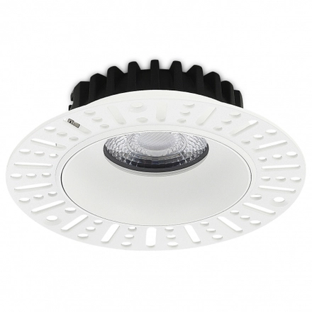 Светильник встраиваемый CRATER, 10W, 896Lm, 3000K, D126хH40мм, IP44, белый