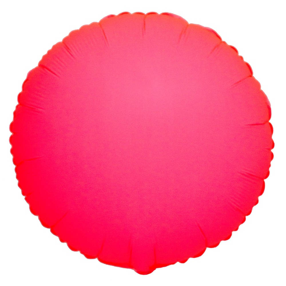 Шар фольгированный Круг 46 см (Розовый)