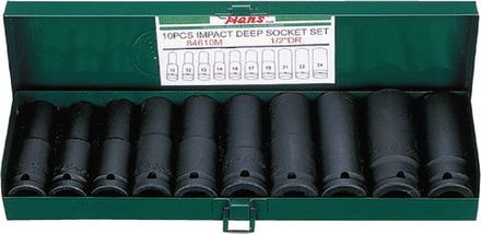 Наборы ударных глубоких торцевых головок