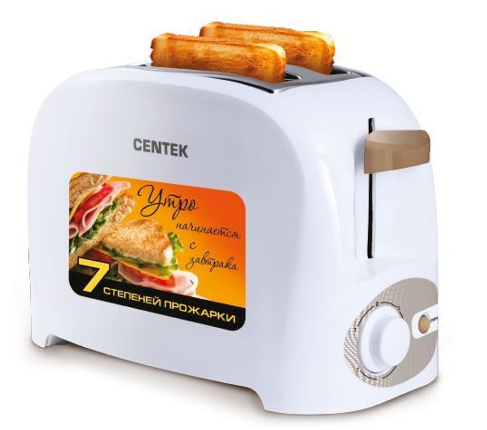 Тостер Centek CT-1420 (белый)