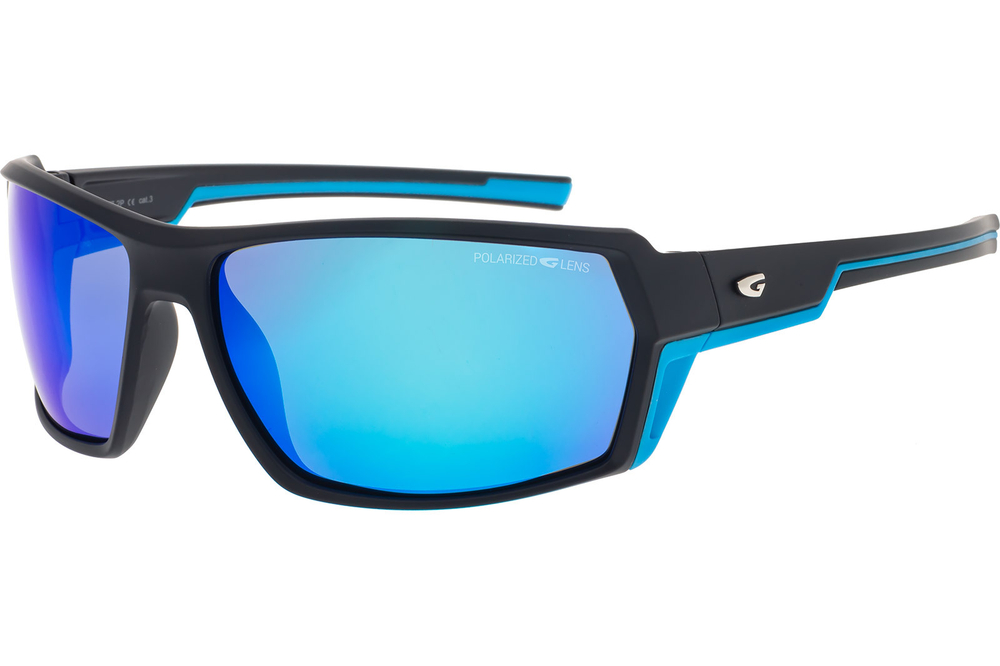 Спортивные очки GOG Mistral / Matt Black-Blue / Polarized White-Blue Lens