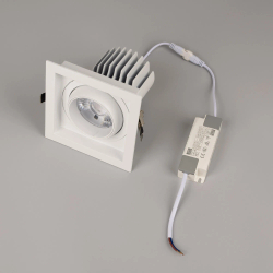 Светильник MS-VORTEX-BUILT-S140x140-30W Warm3000 (WH-WH, 17 deg, 230V) (Arlight, IP20 Металл, 5 лет) 057920