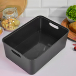 Корзина 7,5л "Agraba" базальт, 324*232*121мм