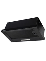 Кухонная вытяжка MACBI встраиваемая MTF 60-3-Fblack 800м3/ч Черная/черный фильтр (планка: акрил)