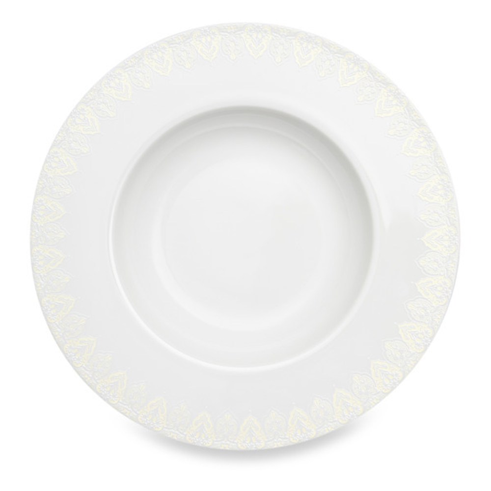 Тарелка суповая 23см Narumi Аврора жемчуг