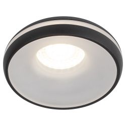 Светильник встраиваемый декоративный ЭРА DK100 BK под лампу MR16 GU5.3 черный | Декоративные встраиваемые светильники