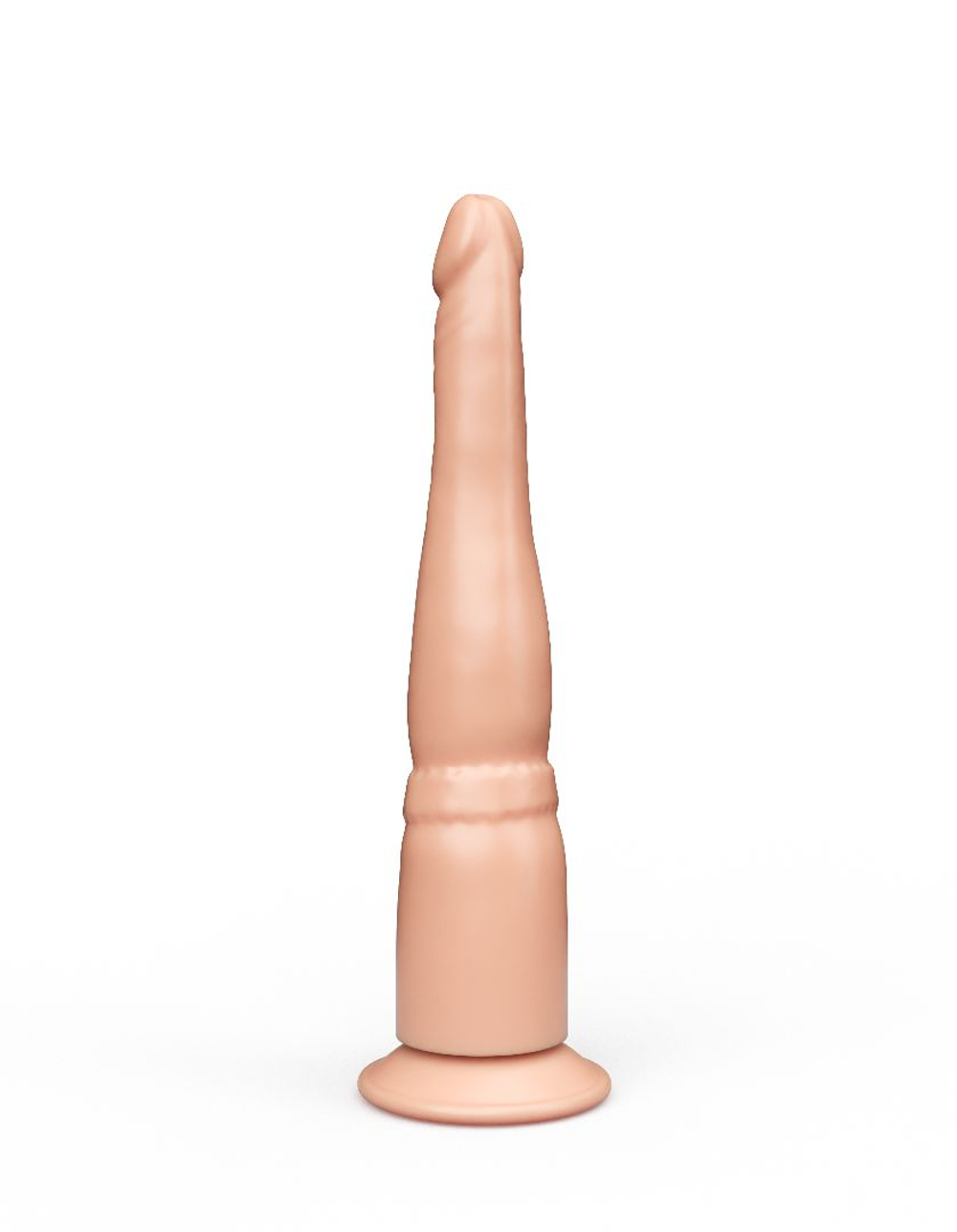 Анальный фаллоимитатор на присоске - 21,5 см.