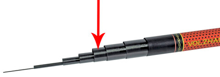 Секция 5 к удилищу Pro Sport Top Math 6м