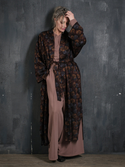 Кафтан с поясом /янтарь