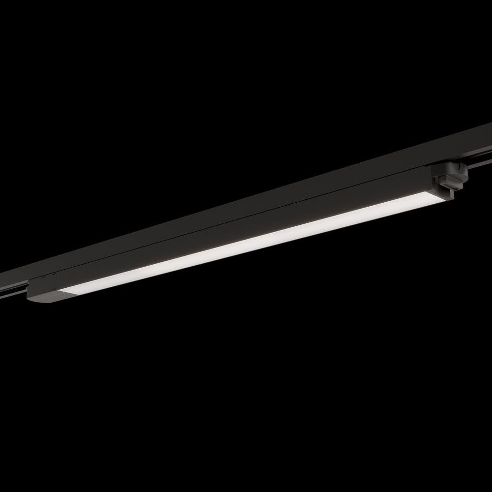 Трековый однофазный светодиодный светильник Maytoni Unity BASIS TR000-1-24W4K-B