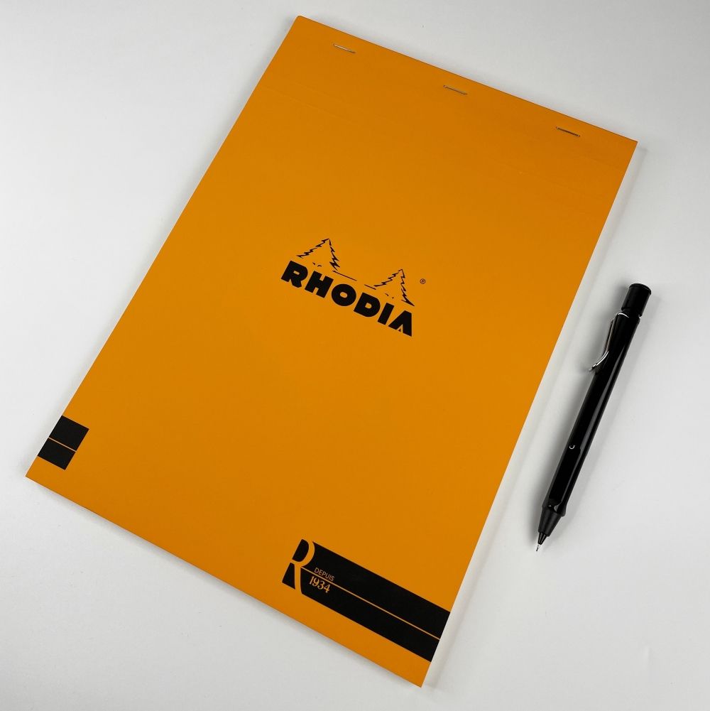 Блокнот Rhodia Basics №18 нелинованный 90 гр оранжевый (182007C) 4