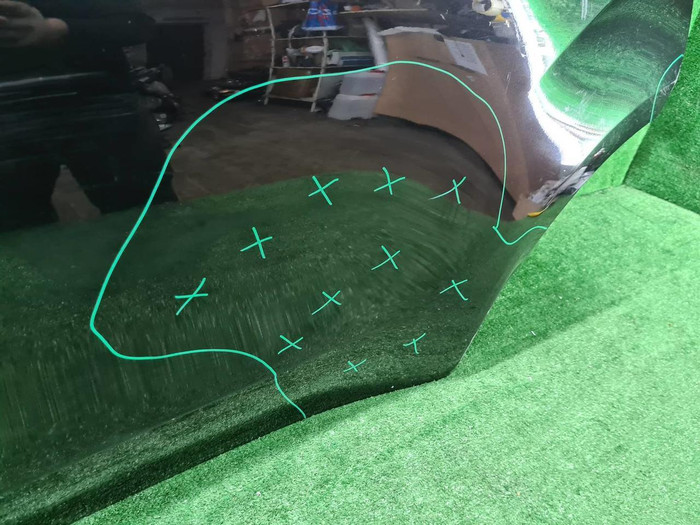 Дверь задняя левая BMW X6 F16 F86 (2014-2020)