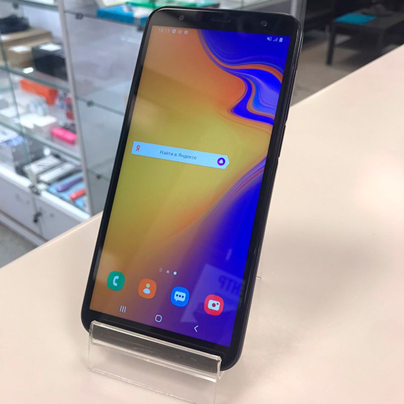 Смартфон Samsung Galaxy J6 plus (2018) 3/32GB Black (Витринный)