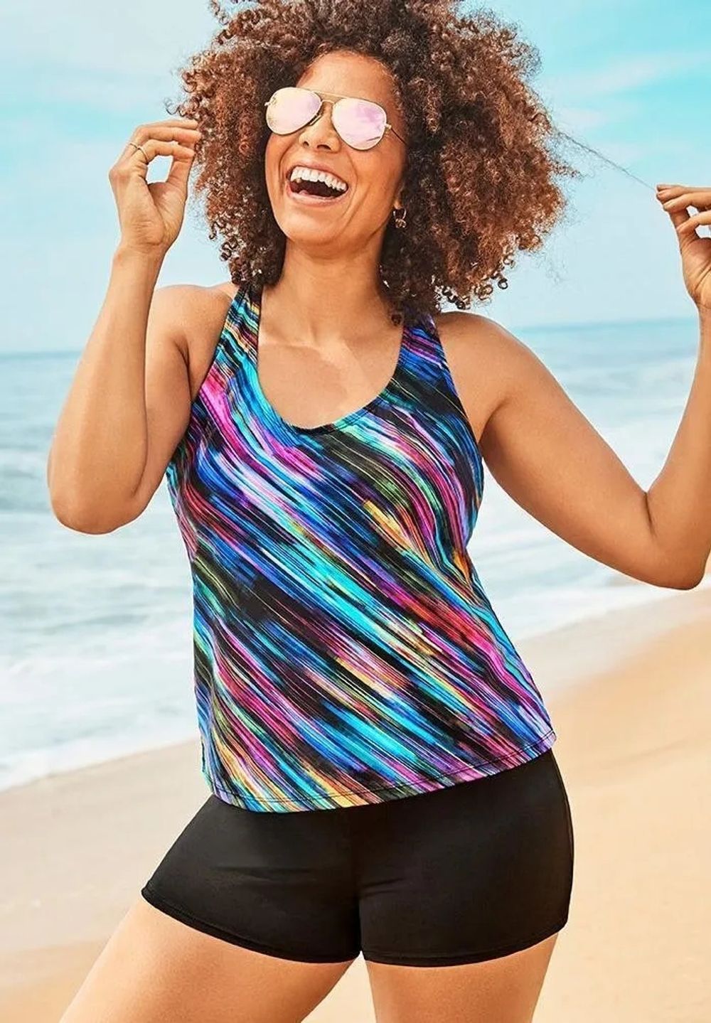 Шорты купальные 17115 черный