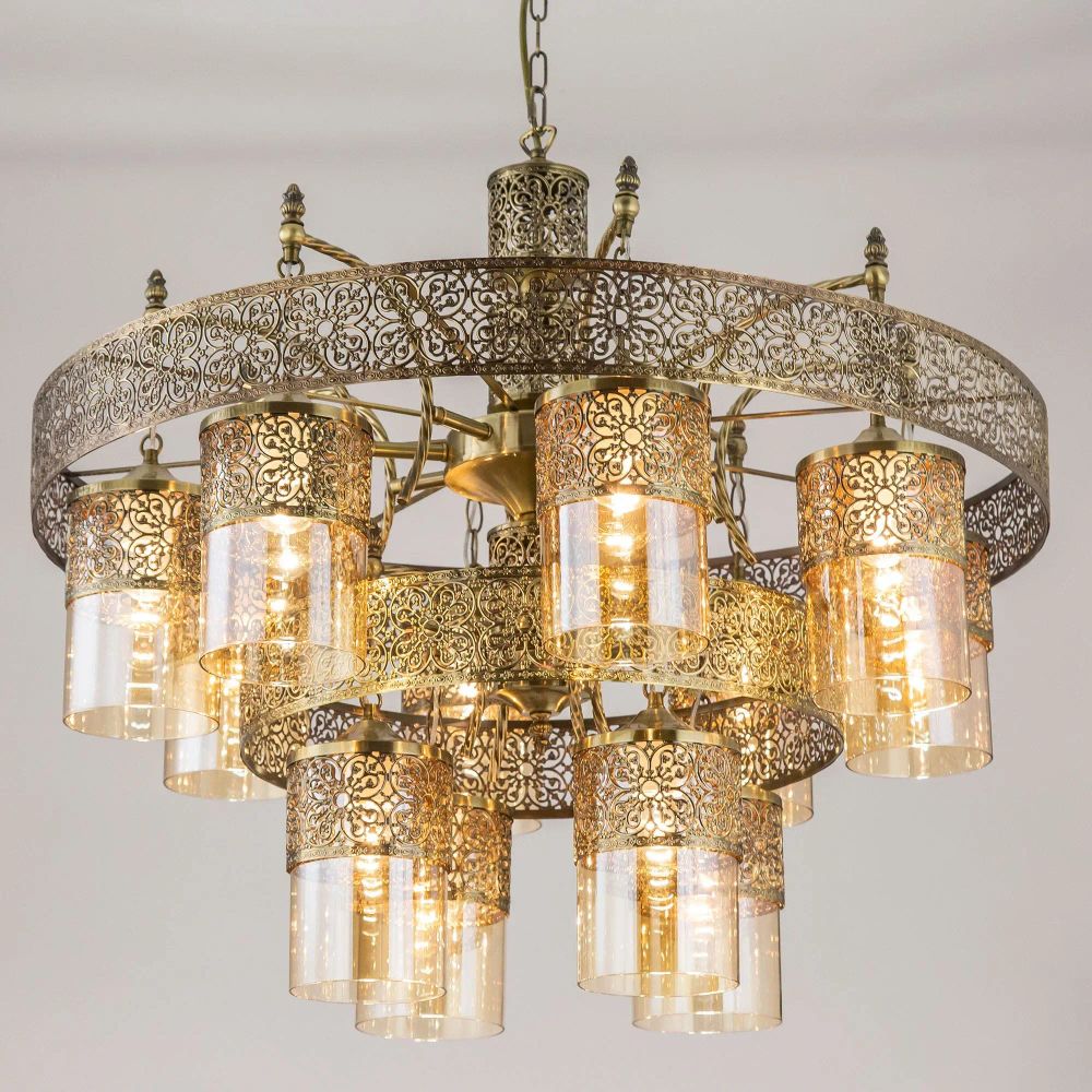 Citilux Эмир CL467193 Люстра подвесная Бронза