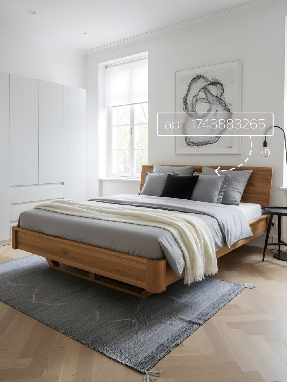 Шкаф 160х50х220, Марм, для одежды распашной 4 двери 3 ящика со штангой и полками, Dipriz